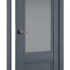 A0-Neoclassico 402 Antracit laminált beltéri ajtó szatén üveggel - Image 2