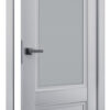 A0-Neoclassico 402 Szürke laminált beltéri ajtó szatén üveggel - Image 2