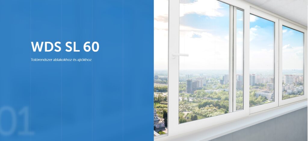 műanyag tolórendszer Prémium WDS SL 60 tolórendszer műanyag ajtókhoz és ablakokhoz - WSD SL 60 1 1024x468
