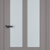 A1-Neo-Soft 609 Oniksz laminált beltéri ajtó szatén üveggel