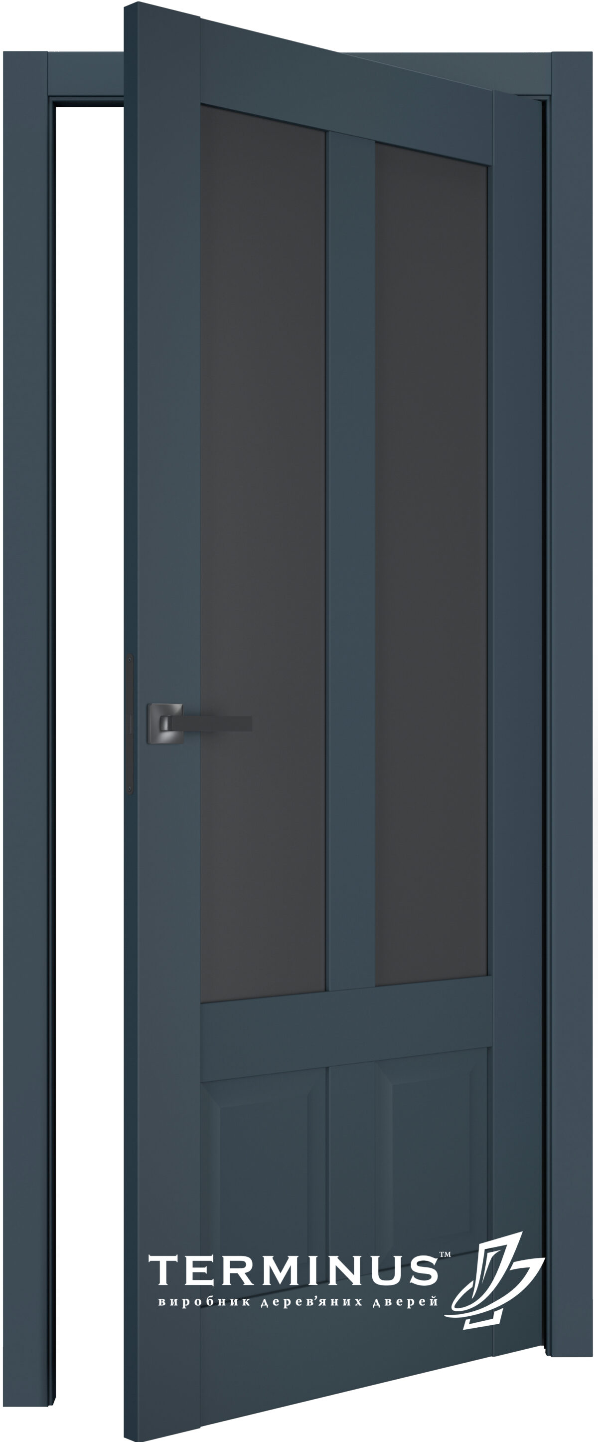 A1-Neo-Soft 609 Zafir laminált beltéri ajtó szatén üveggel - Image 2 A1-Neo-Soft 609 Zafir laminált beltéri ajtó szatén üveggel - A NeoSoft 609 Sapfire laminalt belteri ajto szaten uveggel open 1200x2890