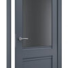 A0-Neoclassico 404 Antracit laminált beltéri ajtó szatén üveggel - Image 2