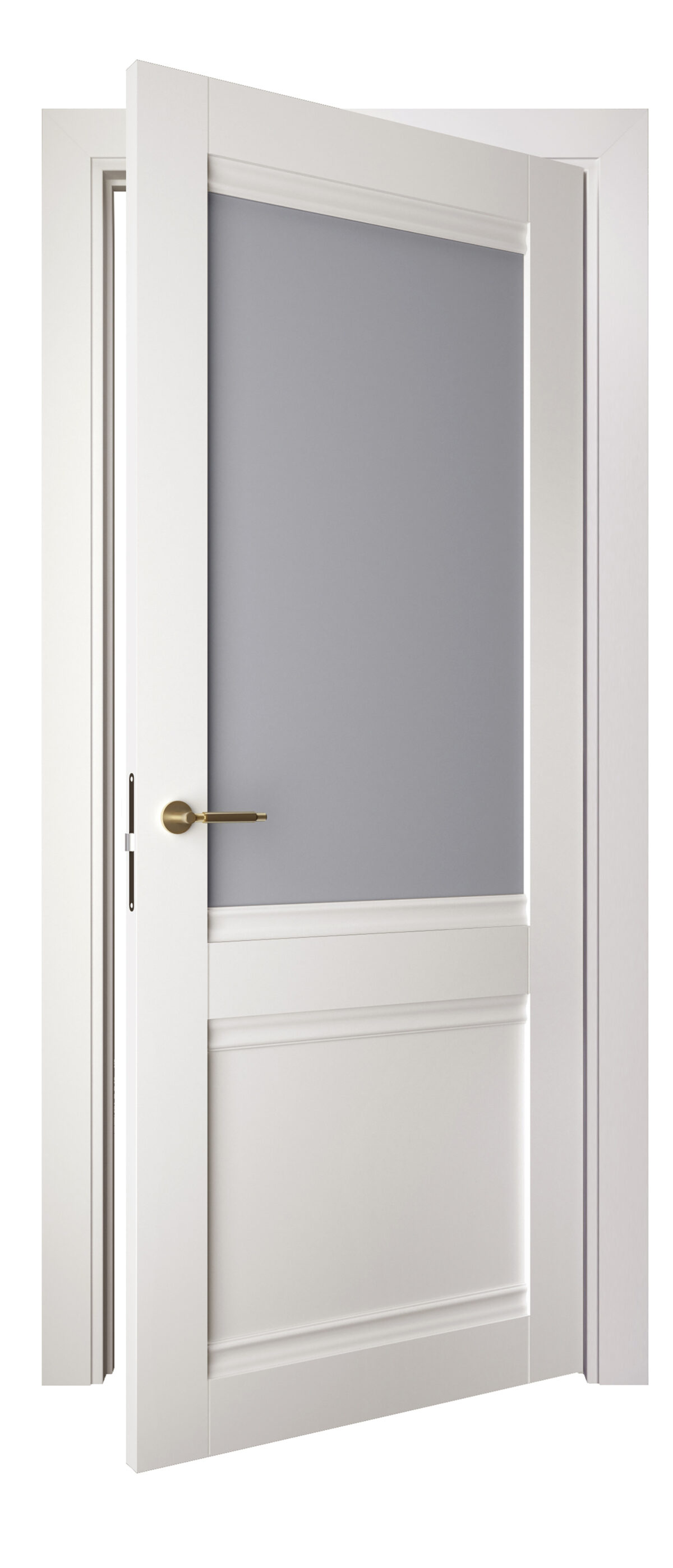 A0-Neoclassico 404 Magnólia laminált beltéri ajtó szatén üveggel - Image 2 A0-Neoclassico 404 Magnólia laminált beltéri ajtó szatén üveggel - A0 Neoclassico 404 Magnolia laminalt belteri ajto uveges open 1200x2797