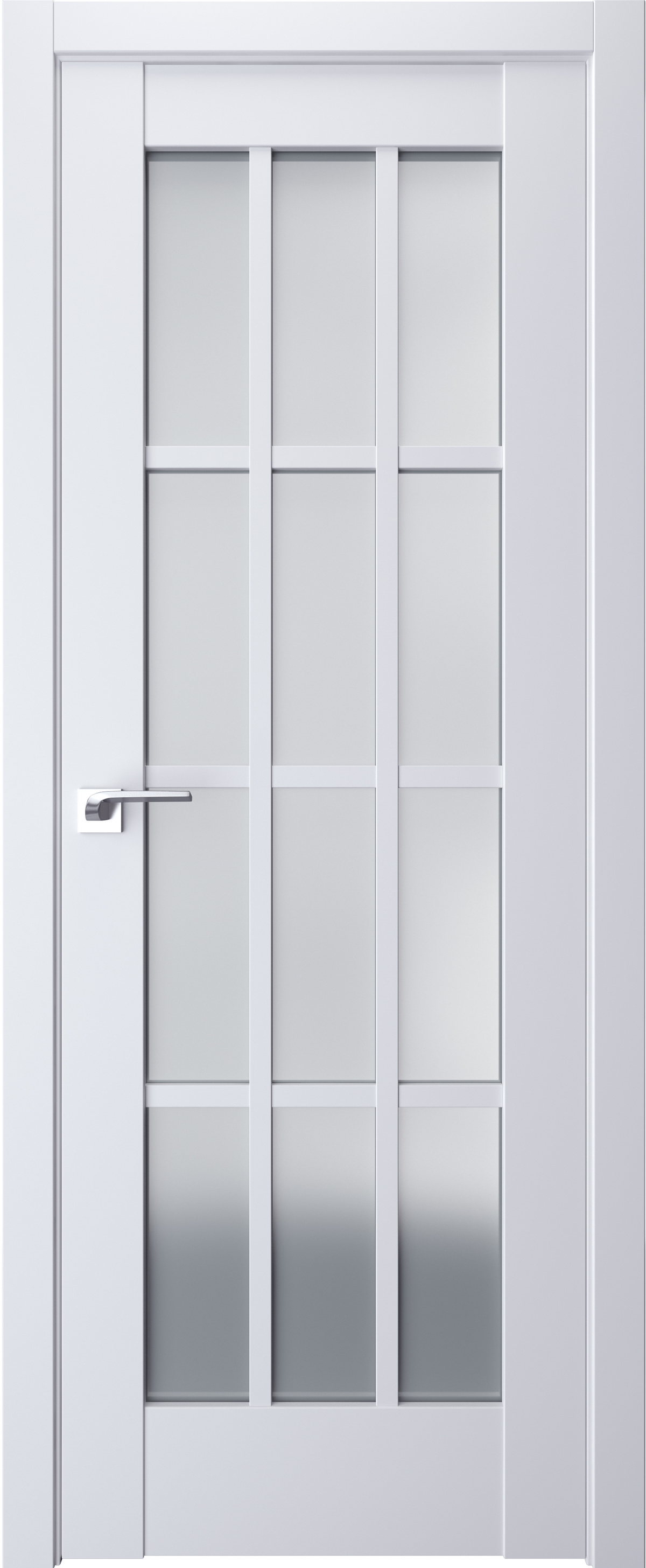 A0-Neoclassico 603 Fehér laminált beltéri ajtó szatén üveggel A0-Neoclassico 603 Fehér laminált beltéri ajtó szatén üveggel - A0 Neoclassico 603 White laminalt belteri ajto uveges 1200x2911