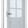 A0-Neoclassico 607 Szürke laminált beltéri ajtó szatén üveggel - Image 2