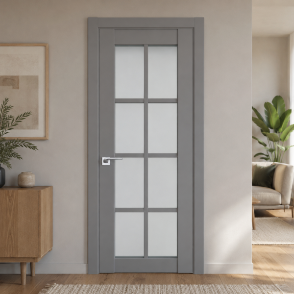 A0-Neoclassico 601 Szürke laminált beltéri ajtó szatén üveggel - A0 Neoclassico 601 Light grey laminalt belteri ajto uveges 1 600x600 A0-Neoclassico 601 Magnólia laminált beltéri ajtó szatén üveggel - A0 Neoclassico 601 Light grey laminalt belteri ajto uveges 1 600x600
