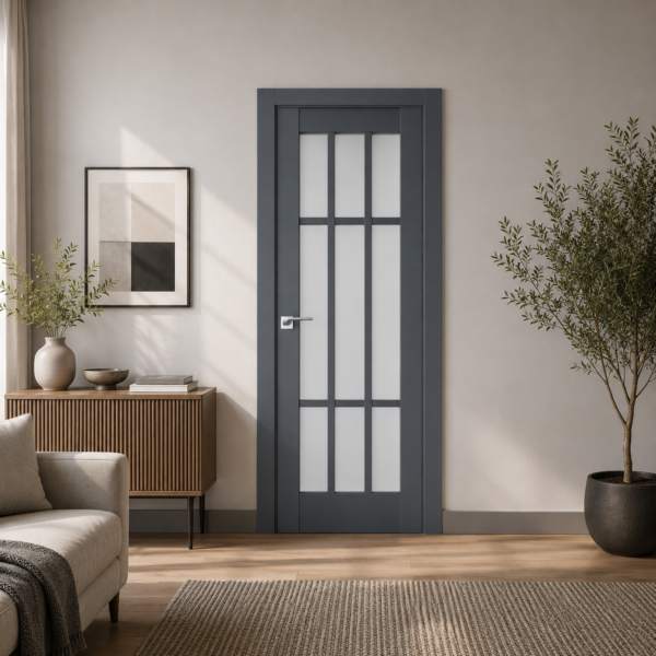 A0-Neoclassico 603 Antracit laminált beltéri ajtó szatén üveggel - A0 Neoclassico 603 Antracit laminalt belteri ajto uveges 1 600x600 A0-Neoclassico 603 Magnólia laminált beltéri ajtó szatén üveggel - A0 Neoclassico 603 Antracit laminalt belteri ajto uveges 1 600x600