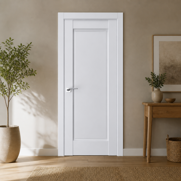 A0-Neoclassico 605 Fehér laminált beltéri ajtó tömör - A0 Neoclassico 605 White laminalt belteri ajto uveges 1 600x600 A0-Neoclassico 605 Szürke laminált beltéri ajtó tömör - A0 Neoclassico 605 White laminalt belteri ajto uveges 1 600x600