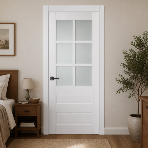 A0-Neoclassico 607 Fehér laminált beltéri ajtó szatén üveggel - A0 Neoclassico 607 White laminalt belteri ajto scaled 1 600x600 A0-Neoclassico 607 Szürke laminált beltéri ajtó szatén üveggel - A0 Neoclassico 607 White laminalt belteri ajto scaled 1 600x600