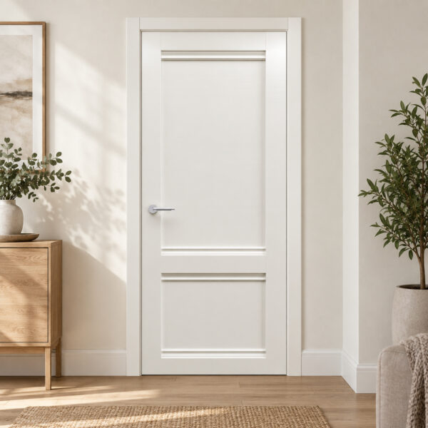 A0-Neoclassico 404 Magnólia laminált beltéri ajtó tömör