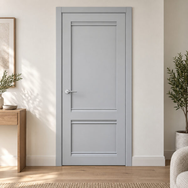 A0-Neoclassico 404 Szürke laminált beltéri ajtó tömör